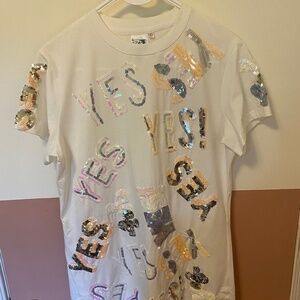 Queen of Sparkles white YES dress